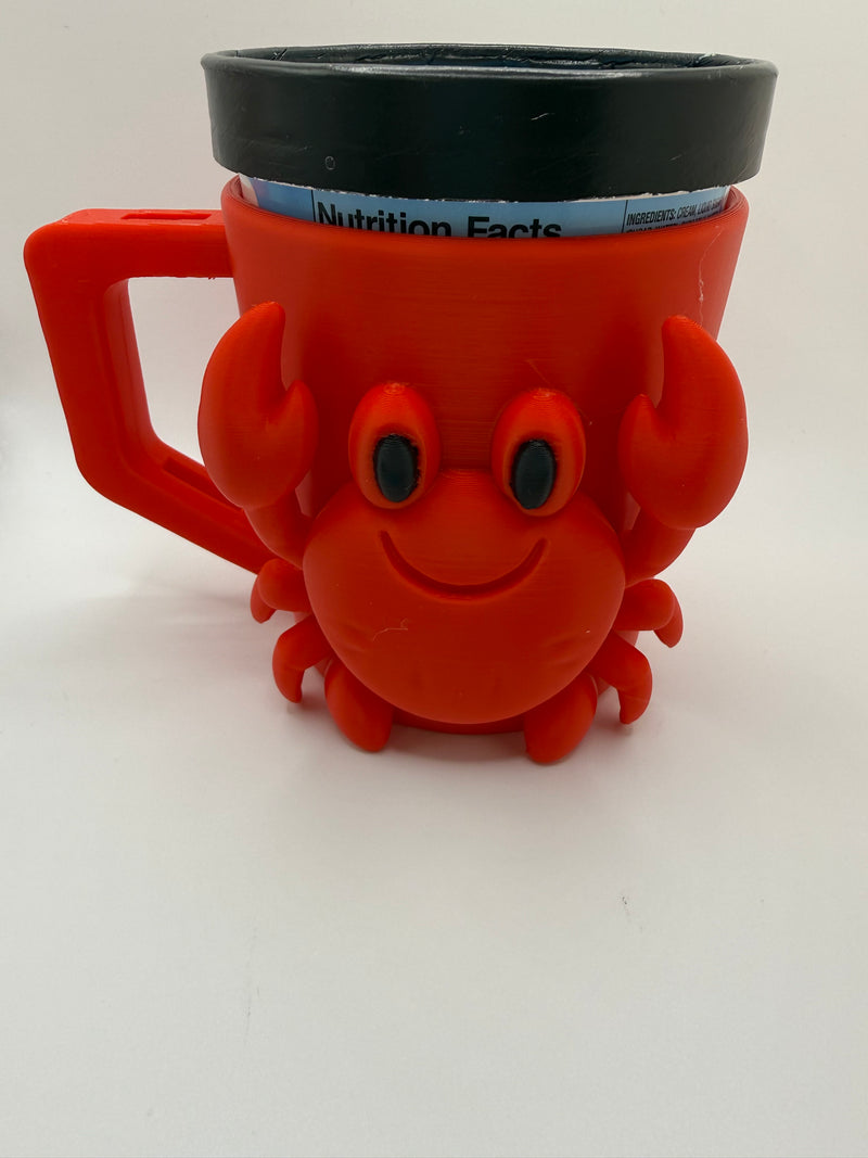 Crab Ice cream holder
