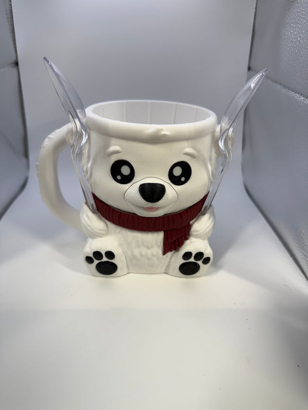 Polar Bear Ice cream holder